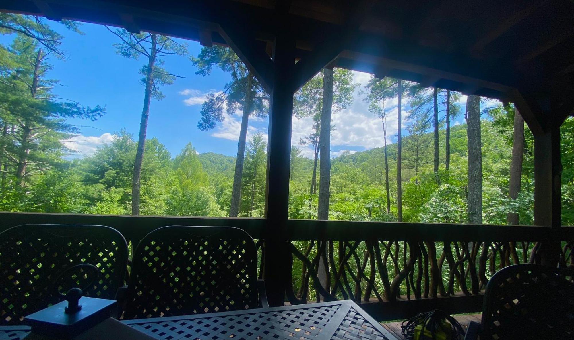 The Cozy Lazy Laurel With Year-Round Mountain Views, Hot Tub, Fire Pit Villa Cherry Log Luaran gambar